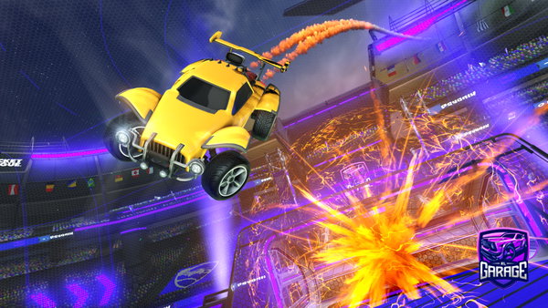 A Rocket League car design from Dragoncitow