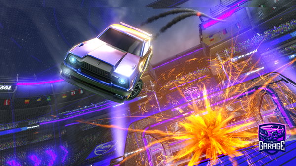 A Rocket League car design from FaZeGarfield389