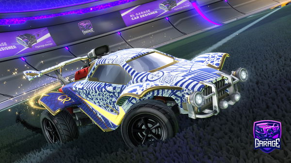 A Rocket League car design from yaourt_