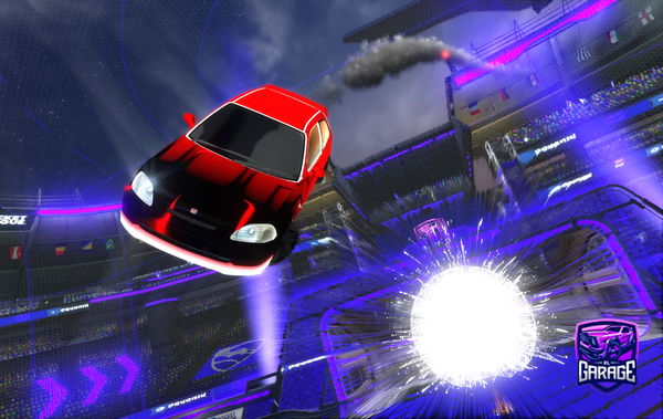 A Rocket League car design from OptixClxdzz