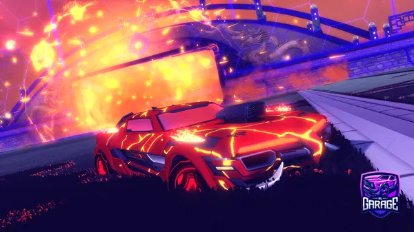 A Rocket League car design from OctaValoare