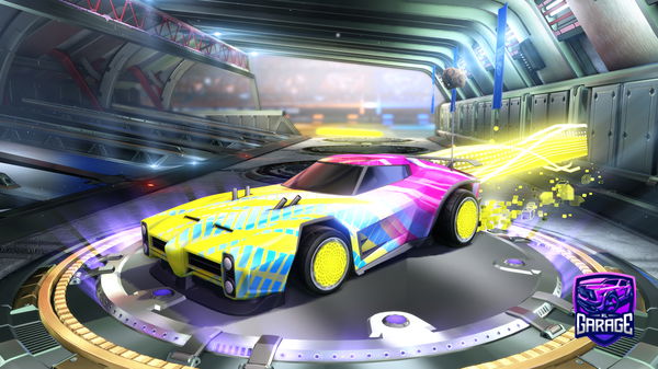 A Rocket League car design from Electroxical