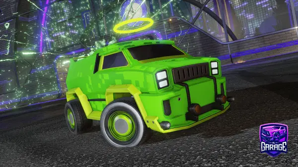 A Rocket League car design from roach138