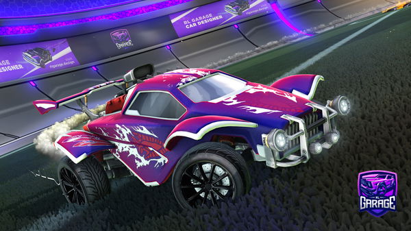 A Rocket League car design from ilikecat