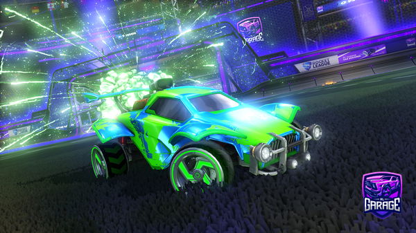 A Rocket League car design from Game-rik