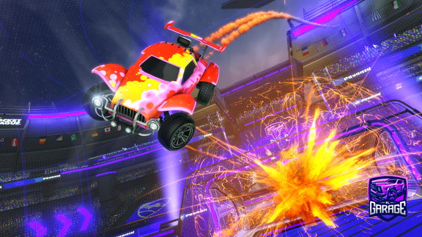 A Rocket League car design from CringyWaffle