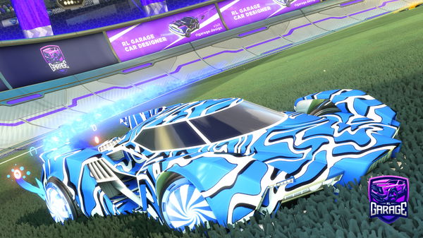 A Rocket League car design from ultimategamer08