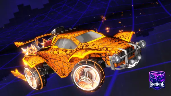 A Rocket League car design from Red_Devil2413