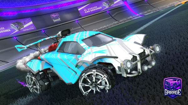 A Rocket League car design from Tombear