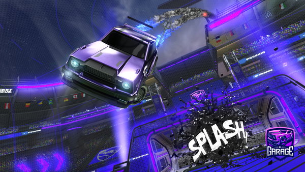 A Rocket League car design from messias745