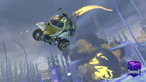 A Rocket League car design from Ktashi