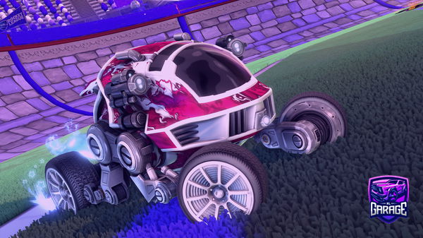 A Rocket League car design from cheesecrackers