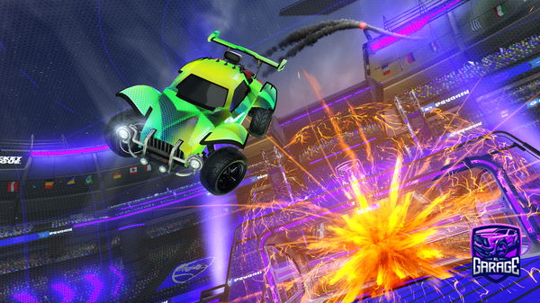 A Rocket League car design from iiPanCake