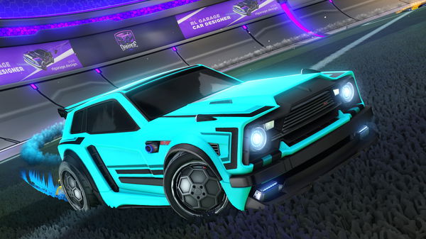 A Rocket League car design from nuclear-spar3