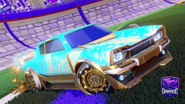 A Rocket League car design from car0