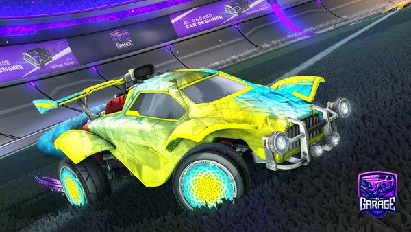 A Rocket League car design from Joelito6336