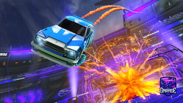 A Rocket League car design from Rotebaeume