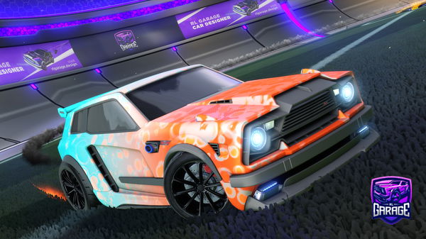 A Rocket League car design from Skilltrooper23