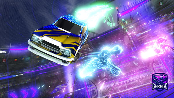 A Rocket League car design from Quiquepro16