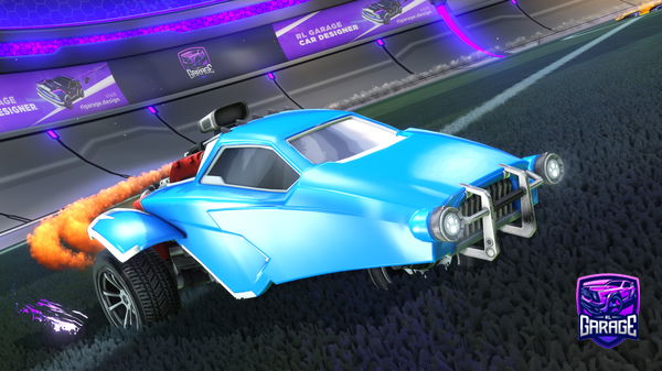 A Rocket League car design from R04d2wh1t30ct4n3