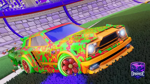 A Rocket League car design from stova