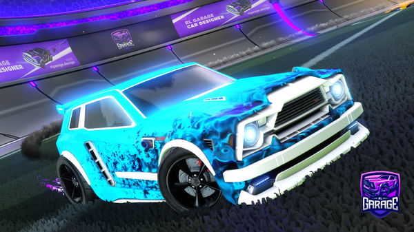 A Rocket League car design from Wbnoskill