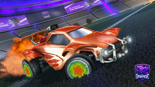 A Rocket League car design from NoodlezOG