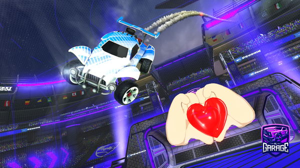 A Rocket League car design from Xottic_claps_YT