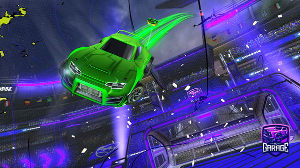 A Rocket League car design from Luni_0w0