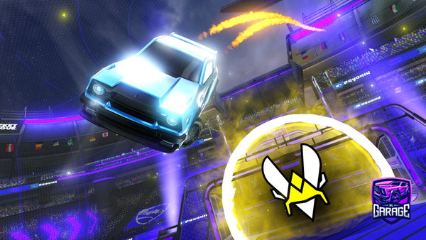 A Rocket League car design from LittleGhost999