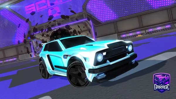 A Rocket League car design from Wobie1989