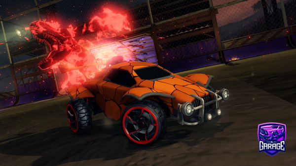 A Rocket League car design from zener