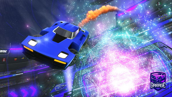 A Rocket League car design from sleezying