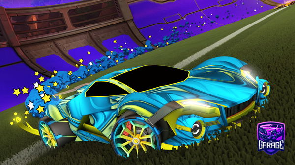 A Rocket League car design from nassrwala