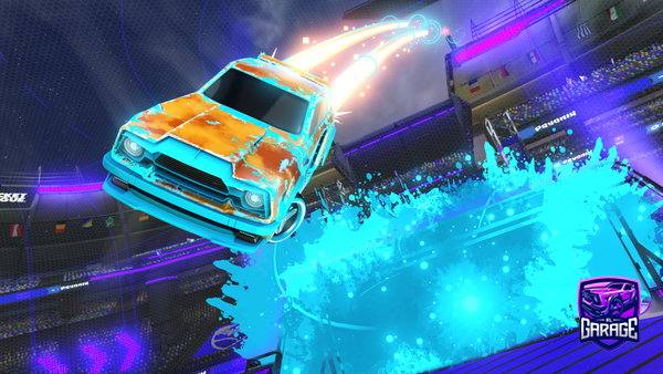 A Rocket League car design from Hyperspace