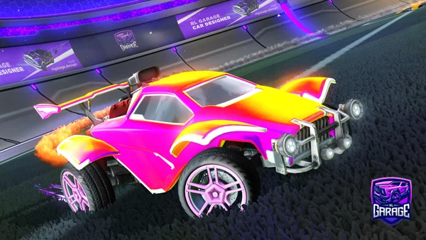 A Rocket League car design from P03sB0i