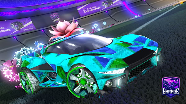 A Rocket League car design from CurtyRagsdude