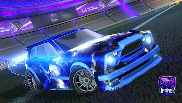 A Rocket League car design from LKX1