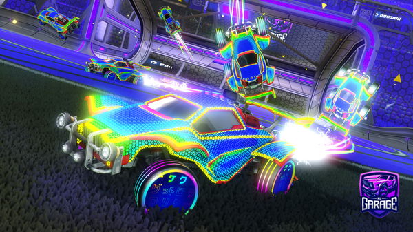 A Rocket League car design from intoblivion