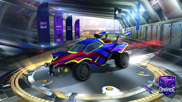 A Rocket League car design from Cracked_ON_RL