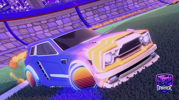 A Rocket League car design from Roy038