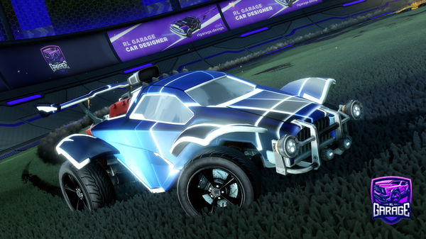 A Rocket League car design from Gio-matrixYT