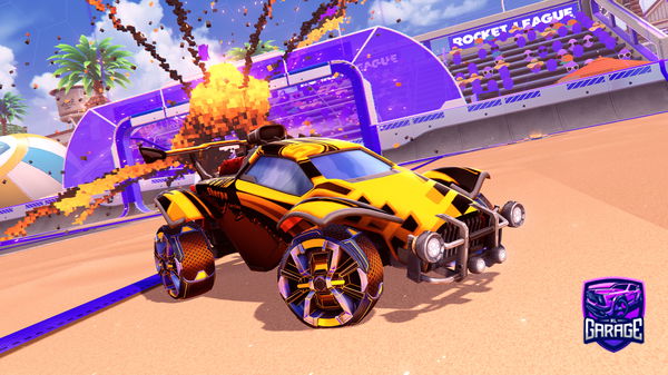 A Rocket League car design from Noxalymph