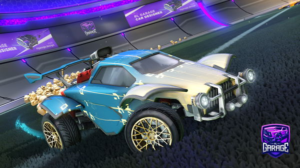 A Rocket League car design from CumDemon