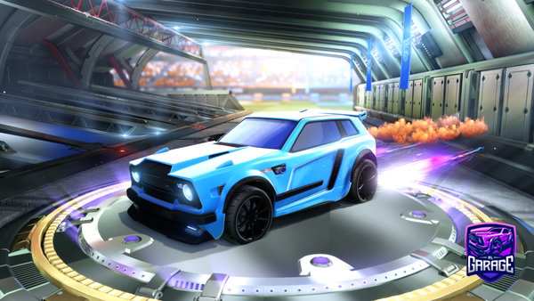 A Rocket League car design from ZHitman_Knubbz