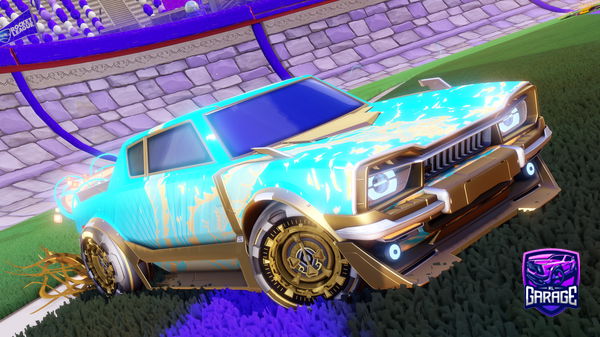 A Rocket League car design from car0