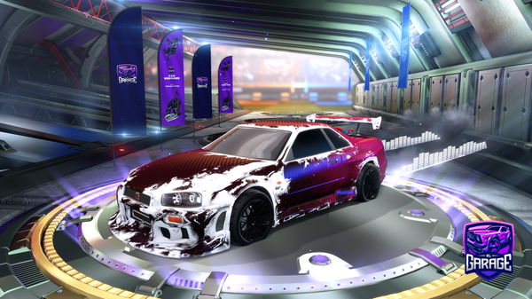 A Rocket League car design from Pizza07