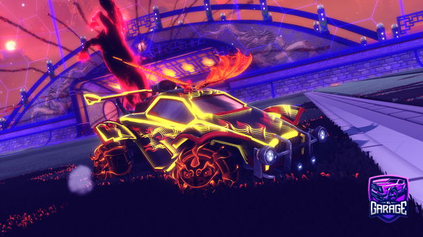 A Rocket League car design from Shadowmarc783