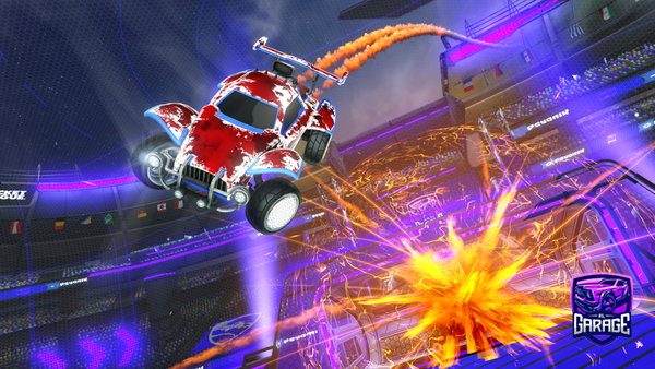 A Rocket League car design from wazzaaaazz