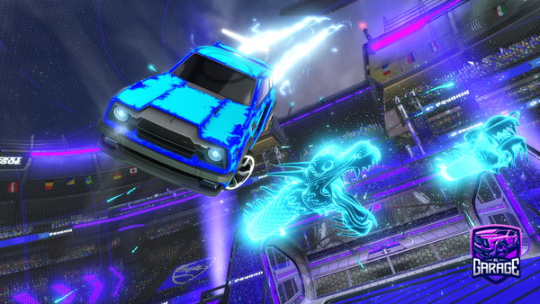 A Rocket League car design from SkyShadox